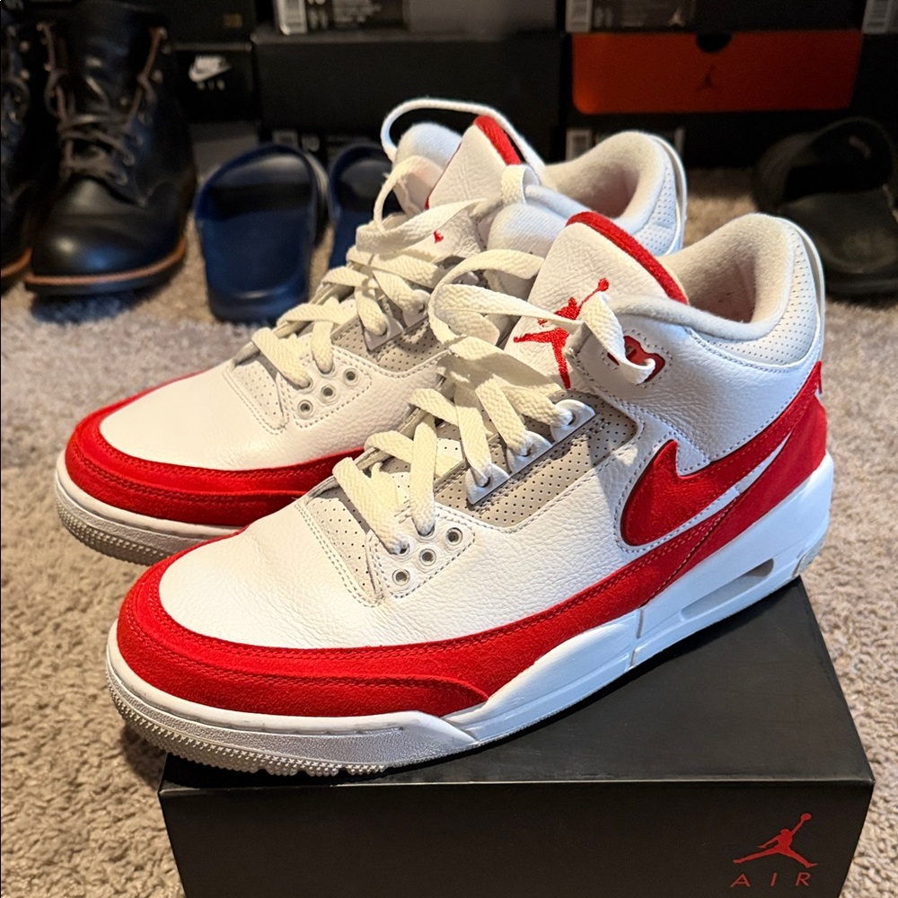 Air Jordan 3 Retro Tinker University Red - Picture 5 of 8